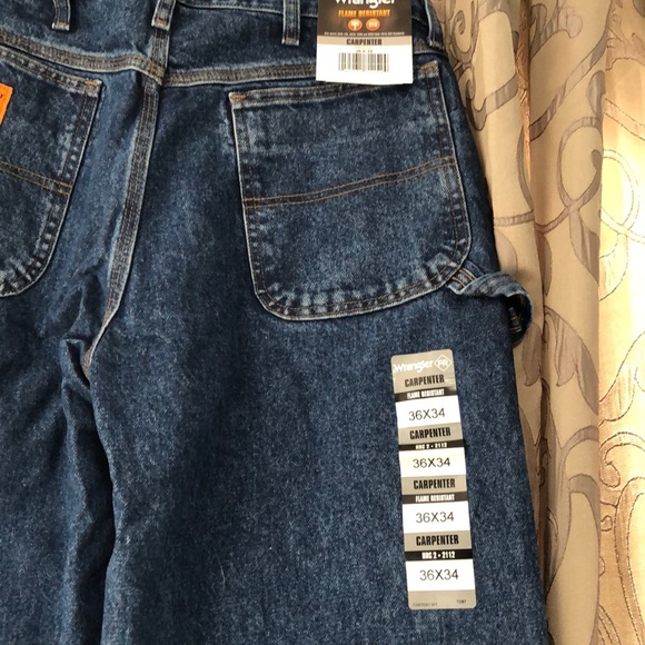 Riggs workwear by wrangler FR cargo jeans 36x34 - Picture 6 of 7